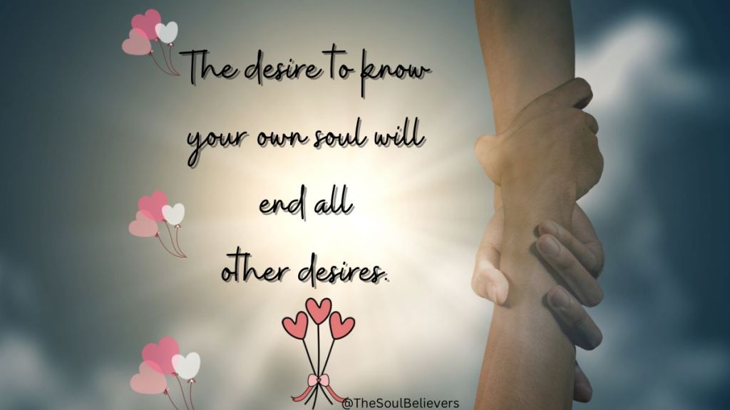 Spirit Will Reveal Things That We Just don't Want